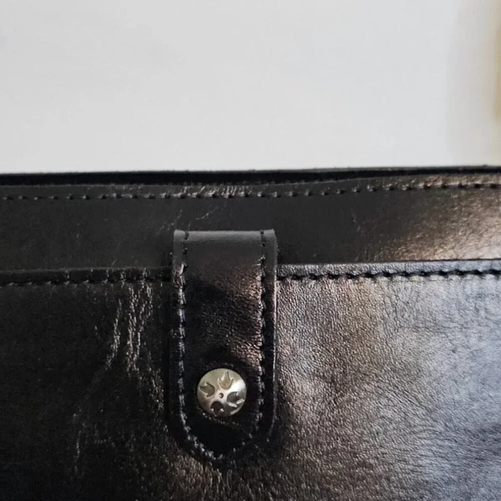 NWT PATRICIA NASH AIMEE Crossbody Bag BLACK Leather Classic Shoulder Handbag - Picture 5 of 11